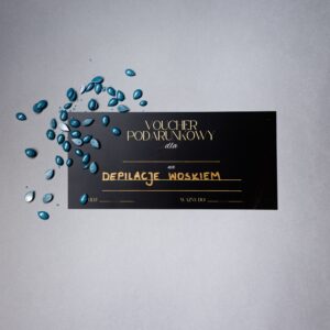 Voucher na usługi depilacji woskiem męskim